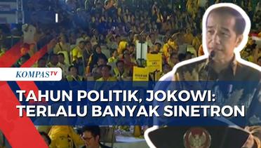 Pidato Jokowi di HUT ke-59 Golkar Singgung Tahun Politik: Mestinya Pertarungan Ide, Bukan Perasaan