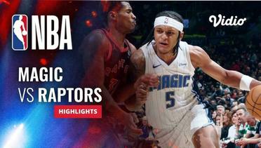 Orlando Magic vs Toronto Raptors - Highlights | NBA Regular Season 2023/24