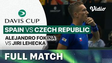 Full Match | Spain (Alejandro Fokina) vs Czech Republic (Jiri Lehecka) | Davis Cup 2023