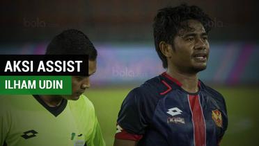 Aksi Ilham Udin Berikan Assist Cantik Saat Melawan Terengganu FA