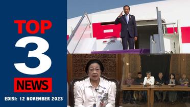 Jokowi ke Amerika Serikat, Megawati Usai Putusan MKMK, Tokoh Bangsa ke Gus Mus [TOP 3 NEWS]