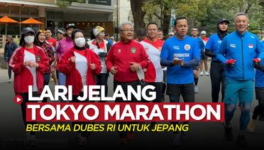 Dubes RI untuk Jepang Berlari Bersama 84 Peserta Tokyo Marathon Asal Indonesia