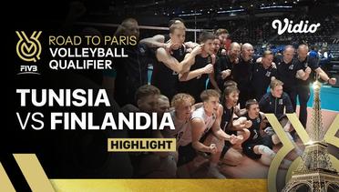 Tunisia vs Finlandia - Highlights | Men's FIVB Road to Paris Volleyball Qualifier
