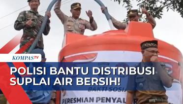 Warga Desa Siremeng di Pemalang Kekurangan Suplai Air Bersih, Polisi Bantu Distribusi!