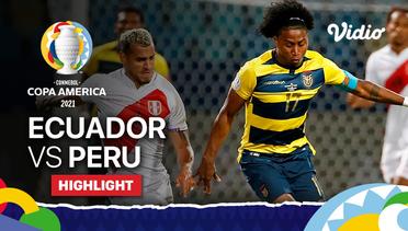 Highlight | Ecuador 2 vs 2  Peru | Copa America 2021