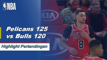 NBA I Cuplikan Pertandingan  Pelicans 125 vs Bulls 120