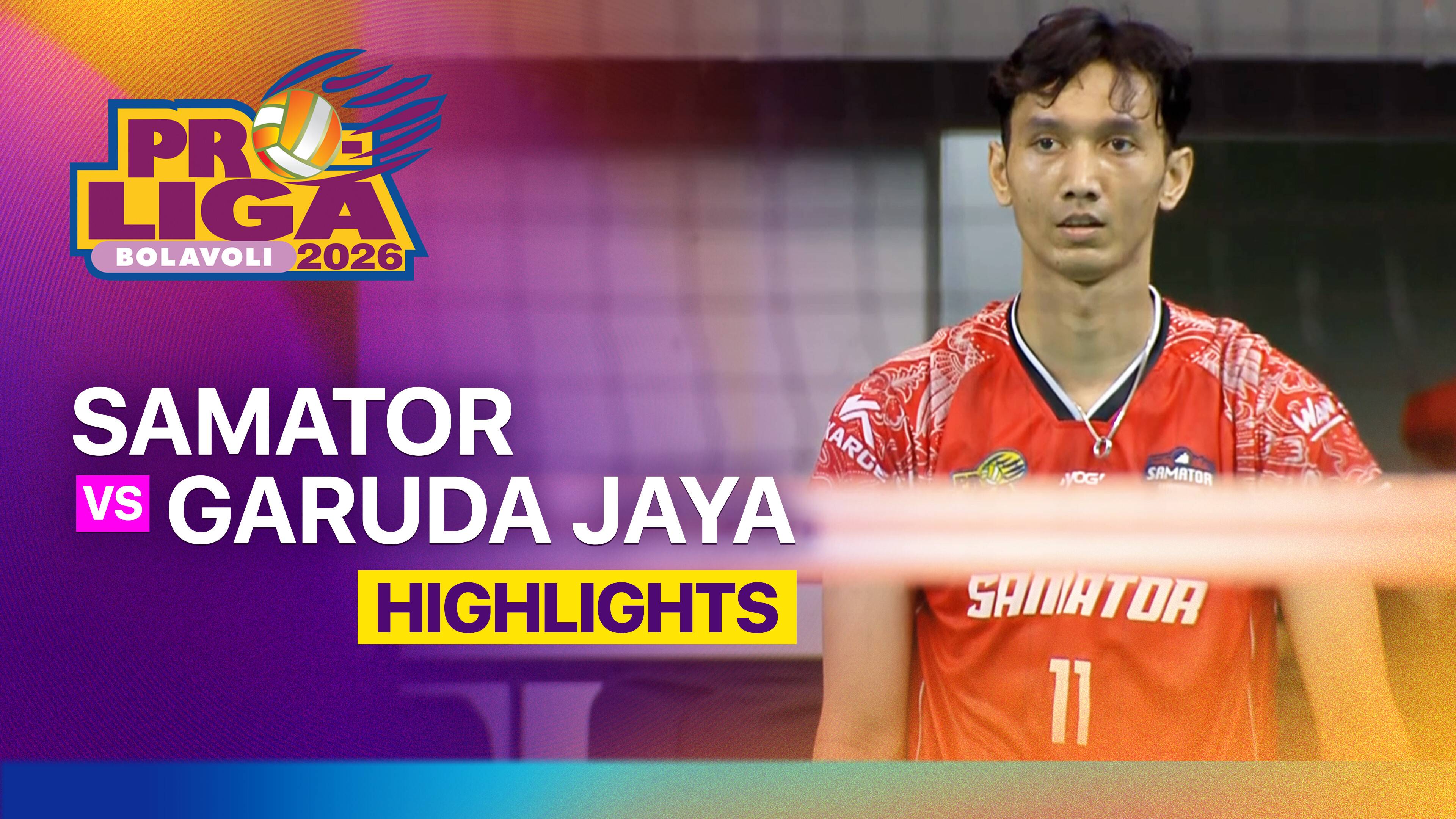 Surabaya Samator vs Jakarta Garuda Jaya