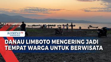 Danau Limboto Mengering Dimanfaatkan Warga Untuk Berwisata