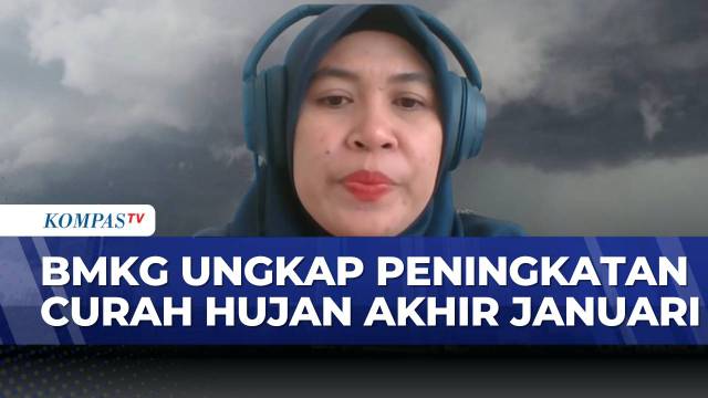 BMKG Peringatkan Potensi Hujan Sedang hingga Lebat di Jabodetabek hingga Akhir Januari 2026