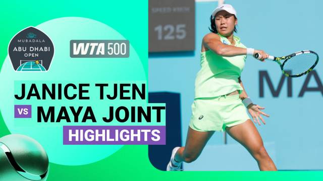 Janice Tjen (INA) vs Maya Joint (AUS) - Highlight | WTA 500: Mubadala Abu Dhabi Open presented by Abu Dhabi Sports Council 2026
