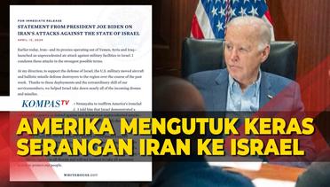 Joe Biden: Amerika Mengutuk Keras Serangan Iran ke Israel