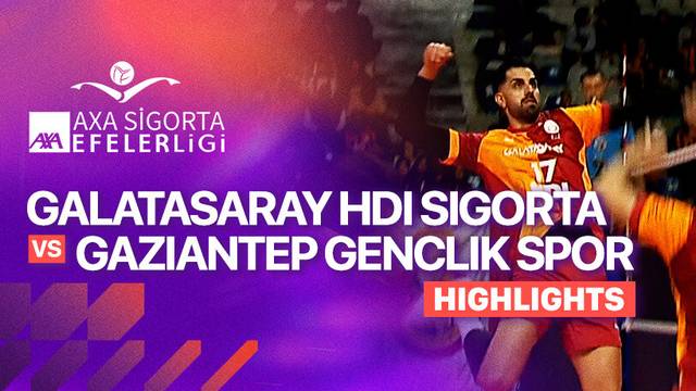 Galatasaray HDI Sigorta vs Gaziantep Genclik Spor - Highlight | Turkish Men's Volleyball League 2025/26