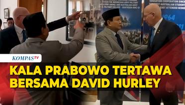 Tawa Menhan Prabowo Bertemu Gubernur Jenderal Australia David Hurley saat Kenang Masa Jadi Kadet