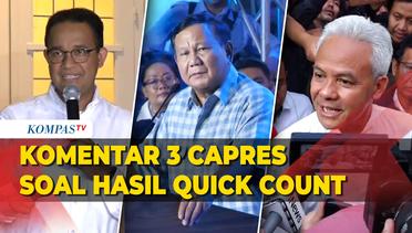 [FULL] Respons Anies, Prabowo dan Ganjar soal Hasil Quick Count Pemilu 2024
