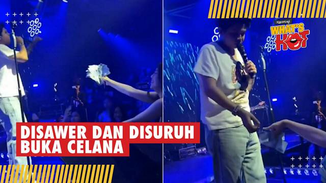 Uan Juicy Luicy Disawer dan Disuruh Buka Celana Saat Konser