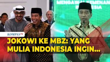 [FULL] Pidato Jokowi Hadiri Harlah ke-101 Nahdlatul Ulama, Beberkan Bisikan ke Presiden MBZ