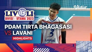 Putra: PDAM Tirta Bhagasasi Bekasi vs Lavani - Highlights | Livoli Divisi Utama 2023