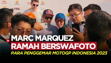 Saat Para Riders MotoGP Diserbu Para Penggemar di Paddock, Marc Marquez Ramah Sekali