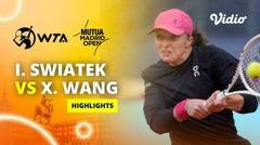 Iga Swiatek vs Xiyu Wang - Highlights | WTA Mutua Madrid Open 2024