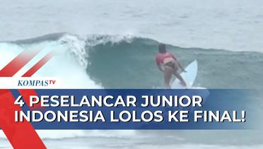 Liga Surfing Dunia Krui Pro Qualified Series 5.000, 4 Peselencar Junior Indonesia Lolos ke Final!