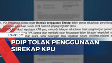 Surati KPU, PDIP Tolak Penggunaan Sirekap untuk Perhitungan Suara Pemilu 2024!