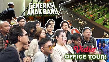 Vidio Office Tour with Top 7 Generasi Anak Band