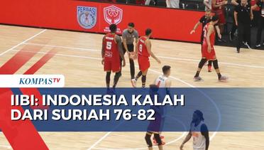 Laga International Basketball Invitational 2023: Indonesia Kalah dari Suriah 76-82