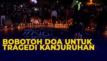 Momen Bobotoh Doa Bersama untuk Korban Tragedi Kanjuruhan