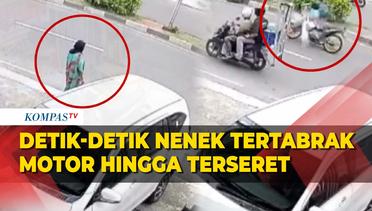 Terekam CCTV Seorang Nenek Tertabrak Hingga Terseret 5 Meter di Jakarta