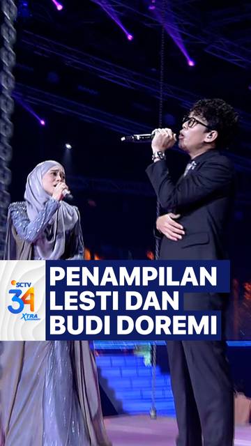 Penampilan Lesti dan Budi Doremi