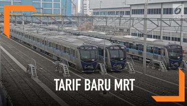 Berubah, Tarif Baru MRT Jakarta Maksimal Rp14.000