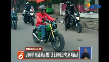 Jokowi Blusukan ke Pasar Anyar Tangerang dengan Motor Baru - Liputan6 Siang