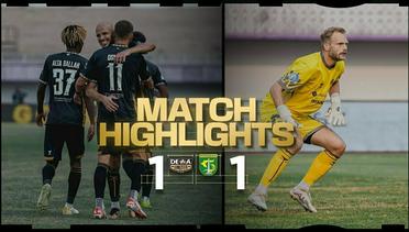 MATCH HIGHLIGHT | DEWA UNITED FC VS PERSEBAYA | 1-1 | MATCHDAY 14 | BRI LIGA 1 2023/2024
