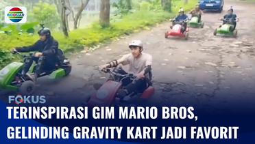 Serunya Bermain Gelinding Gravity Kart di Wisata Lembang, Terinspirasi Gim Mario Bros | Fokus
