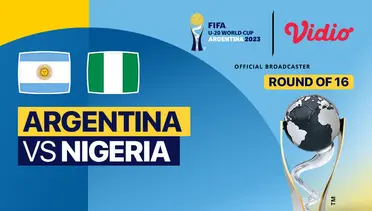 Live streaming Argentina U-20 vs Nigeria U-20 - Laga-laga pertandingan ajang kejuaraan sepak bola FIFA U-20 World Cup 2023 yang berlangsung di Argentina. Menyuguhkan aksi persaingan sengit antar tim-tim nasional muda terbaik dari mancanegara.