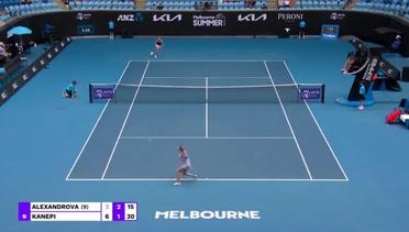 Match Highlights | Kala Kanepi 2 vs 0 Ekaterina Alexandrova | WTA Melbourne Open 2021