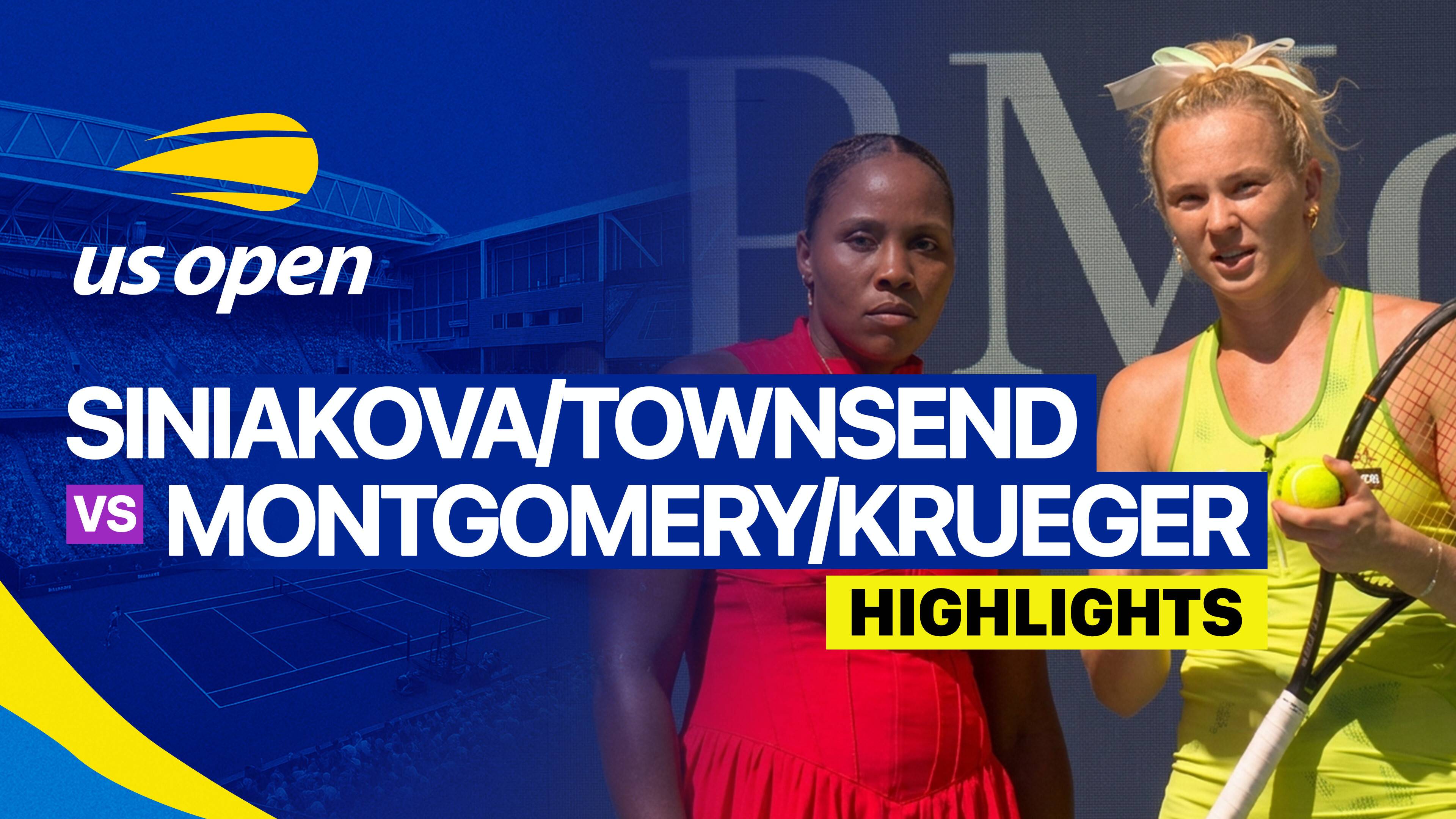 Katerina Siniakova/Taylor Townsend vs Robin Montgomery/Ashlyn Krueger - Women's Doubles Finals | US Open Tennis Championships 2026