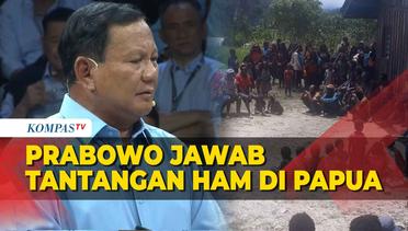 Jawaban Prabowo Ditanya soal HAM di Papua saat Debat Perdana Capres 2024