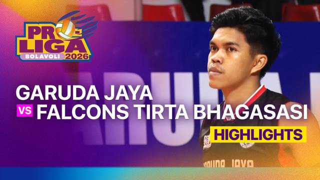 Putra: Jakarta Garuda Jaya vs Medan Falcons Tirta Bhagasasi - Highlight | Proliga 2026