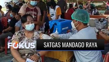 Biasanya Berantas Teroris, Satgas Mandago Raya Bantu Proses Percepatan Vaksinasi di Poso | Fokus