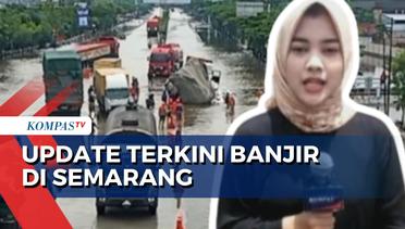 Kendaraan Besar Sudah Bisa Melintas, Banjir di Jalan Raya Panturan Kaligawe Semarang Mulai Surut!