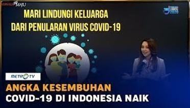 Angka Kesembuhan Covid-19 di Indonesia Naik