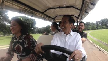 Wkwkwk! Inilah Alasan Jokowi Tinggal di Paviliun Bukan di Istana Bogor #DangdutanBarengPresiden