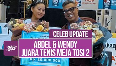 Abdel Achrian dan Wendy Walters Berhasil Jadi Juara di Turnamen Olahraga Selebriti Indonesia (TOSI) Season 2