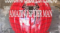 3Custompaint | Custom Airbrushed Helmets Amazing Spider-man Logo