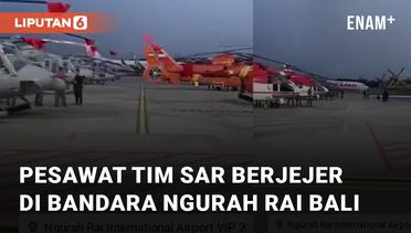 Amankan KTT G20 Bali, Pesawat Tim SAR Berjejer di Bandara Ngurah Rai