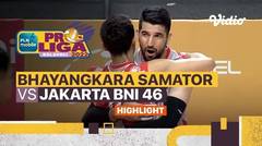 Highlights | Final Four: Surabaya Bhayangkara Samator vs Jakarta BNI 46 | PLN Mobile Proliga Putra 2022