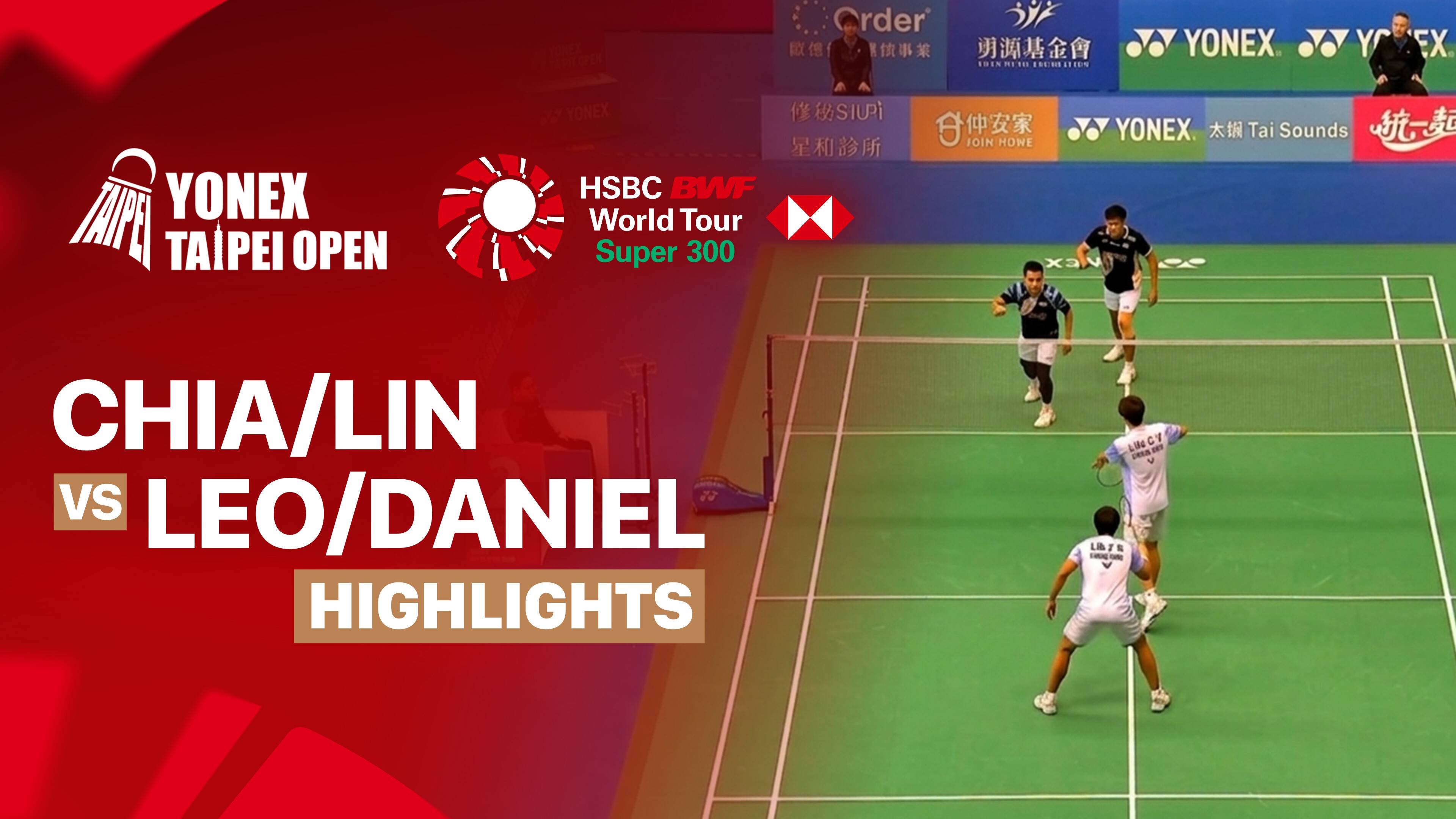 Chia Yen Lin/Lin Yong Sheng (TPE) vs Leo Rolly Carnando/Daniel Marthin (INA) - Men's Doubles Quarter Finals | YONEX Taipei Open 2026