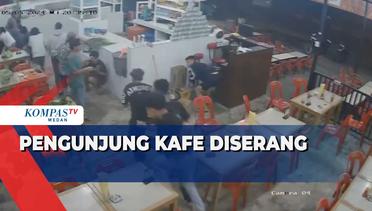 Detik-detik Pelaku Serang Pengunjung Kafe di Deli Serdang