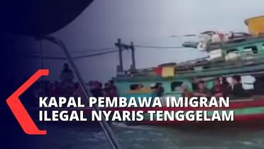 Polisi Tangkap Kapal Pengangkut 86 Pekerja Migran Ilegal Menuju Malaysia di Perairan Asahan